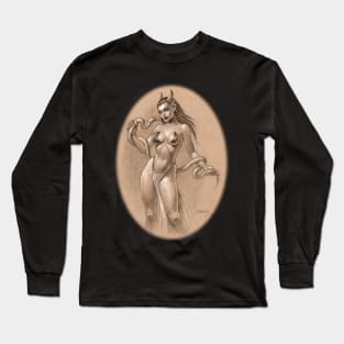 Demon and Snake Long Sleeve T-Shirt